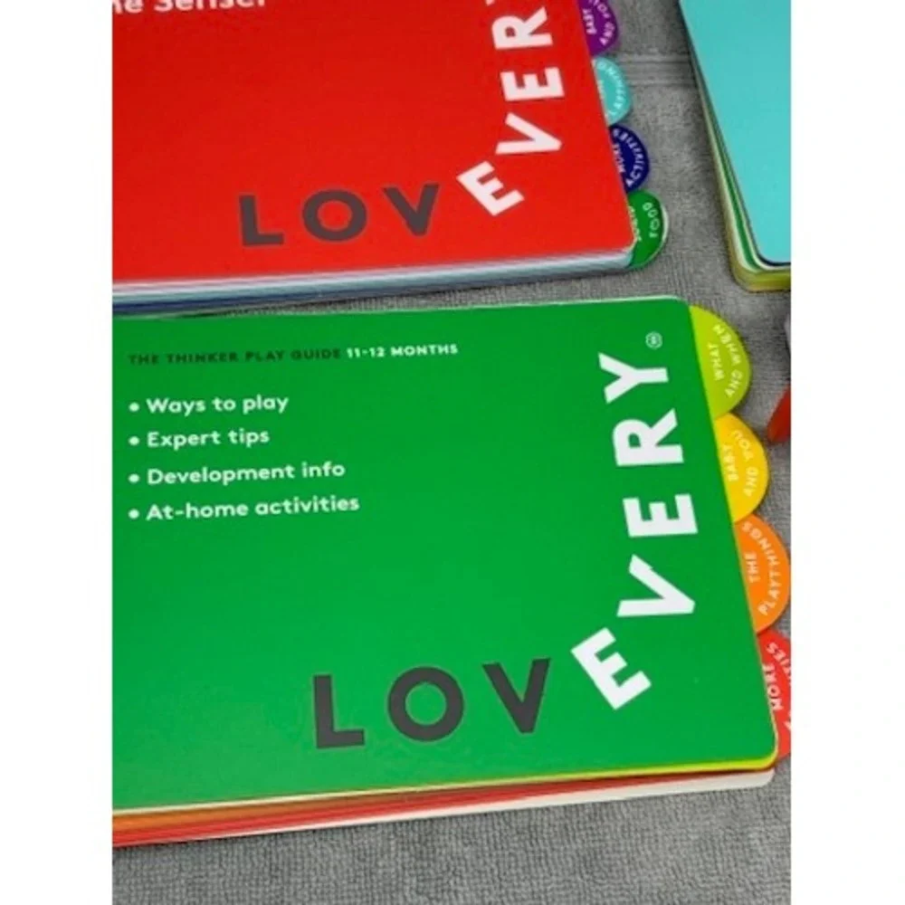 Lovevery Play Guide Lot 6 Booklets The Looker Senser Inspector Thinker 0-18m+